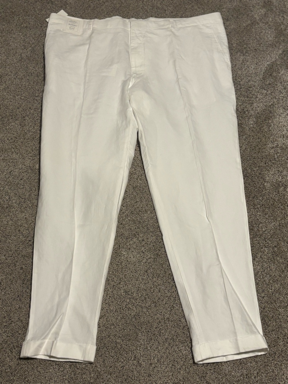 Baird Mcnutt Men's Big Man Alex Fit White linen cotton